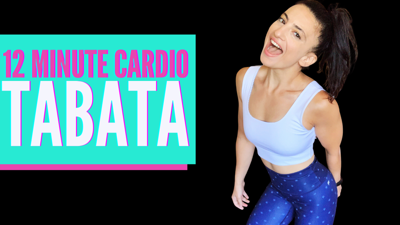 INTENSE Bodyweight Workout  // 12 Minute Tabata Cardio (FREE WORKOUT)